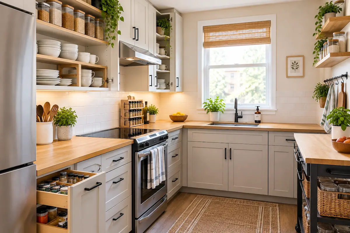 Small Kitchen Organization Ideas: A Practical System for Cabinets, Counters & More